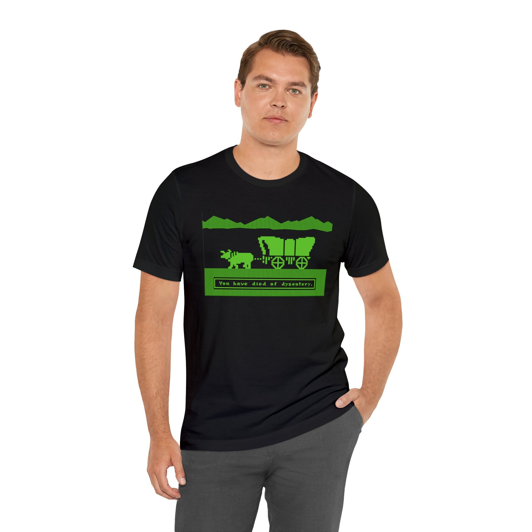 Oregon Trail T-shirt Short Sleeve Retro Game Tee - Etsy Oregon Trail T-shirt Short Sleeve Retro Game Tee - Etsy