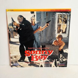Sonny Boy Laserdisc Movie Vintage David Carradine Digital Stereo Surround Laser Disc