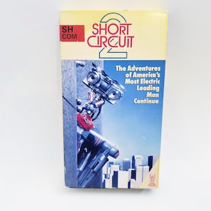 Short Circuit 2 VHS Movie Former Hollywood Video Rental Vintage Videocassette