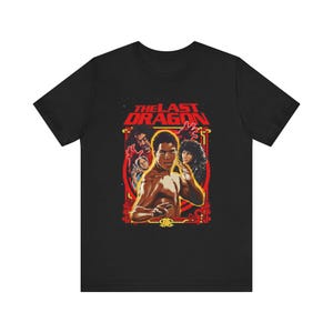 The Last Dragon T-Shirt Short Sleeve Black Movie Tee