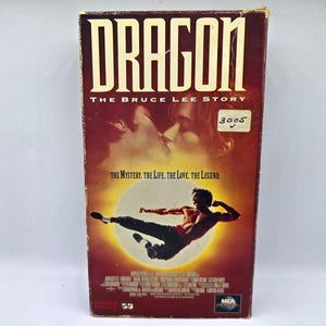 Dragon VHS The Bruce Lee Story VHS Movie Videocassette