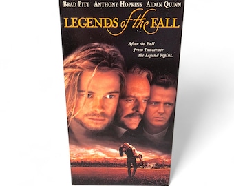 Legends of the Fall VHS Brad Pitt Anthony Hopkins 1994 Drama Movie Vintage Tape