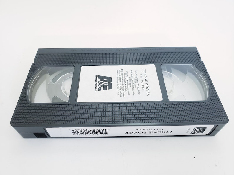Tyrone Power the Last Idol VHS A&E TV Biography Television Home Video ...