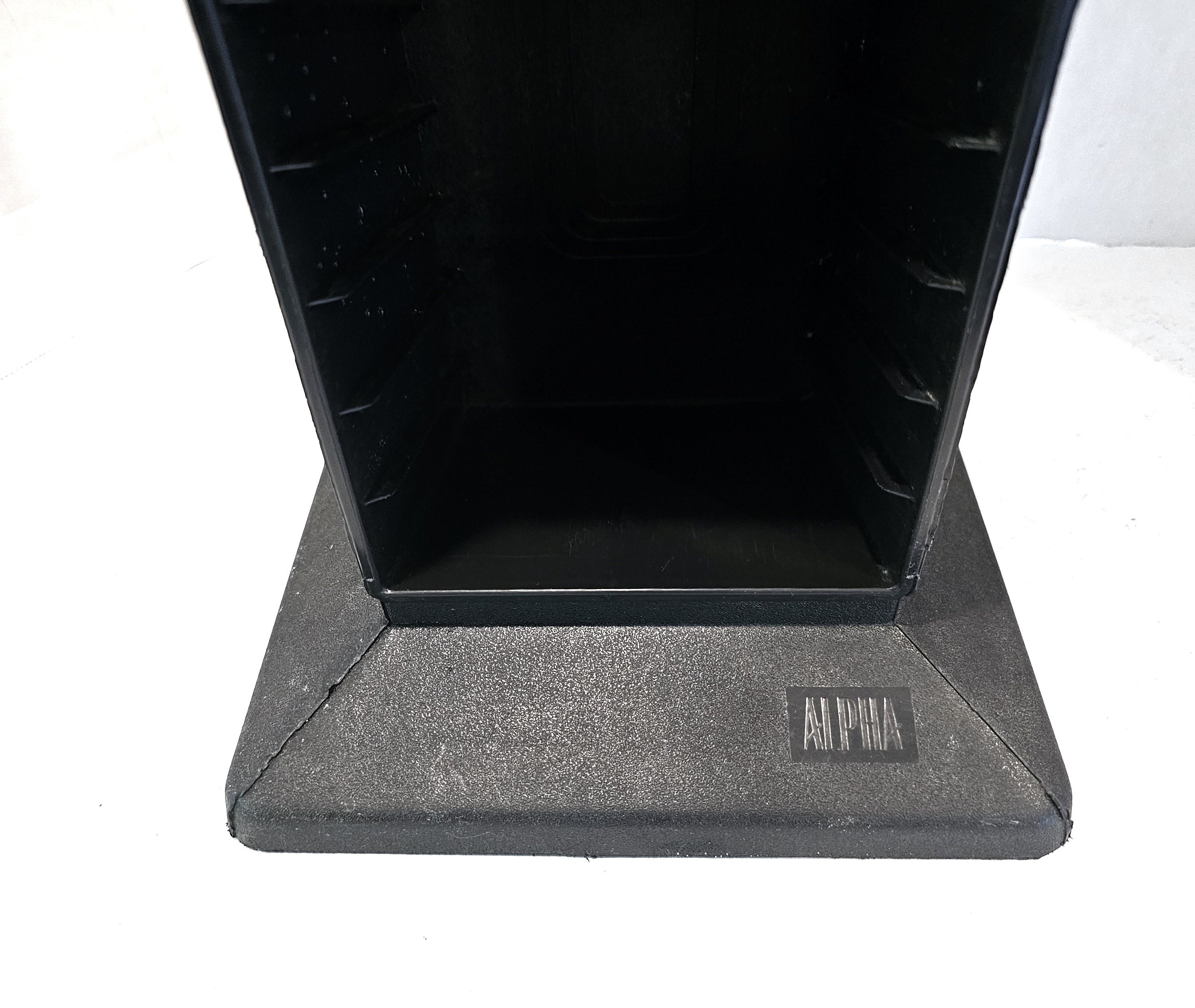 Vintage Alpha 60 CD Display Tower Stand Compact Disc Holder Case