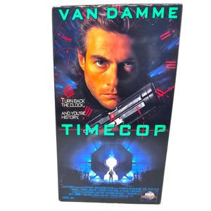 Time Cop VHS Movie Vintage Jean-Claude Van Damme Videocassette Former Rental