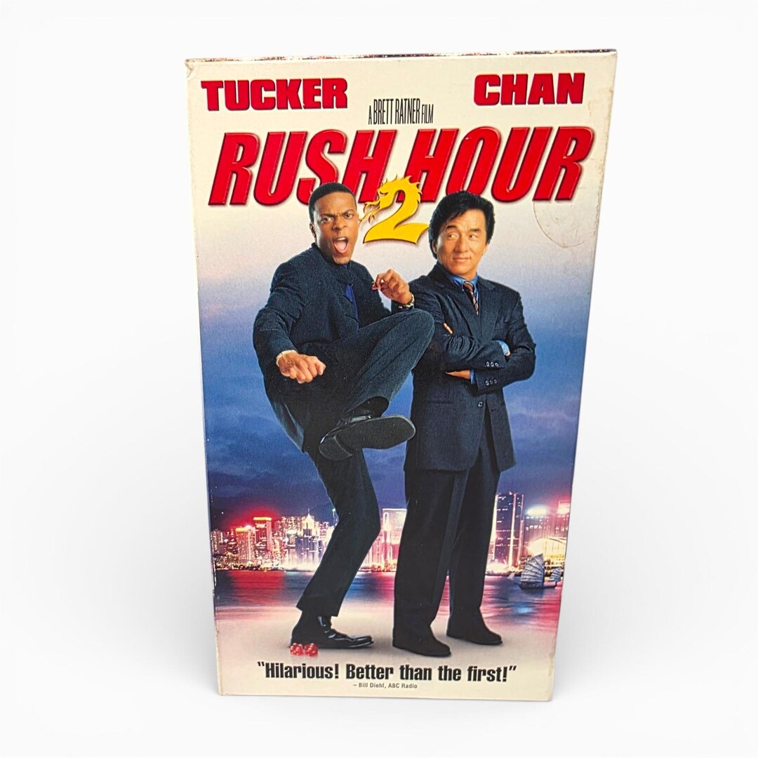 Rush Hour 2 VHS Movie Jackie Chan Chris Tucker New Line Cinema Action ...