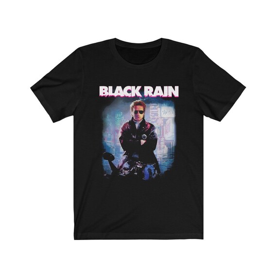 Black Rain T-shirt Retro 80's Movie Tee 