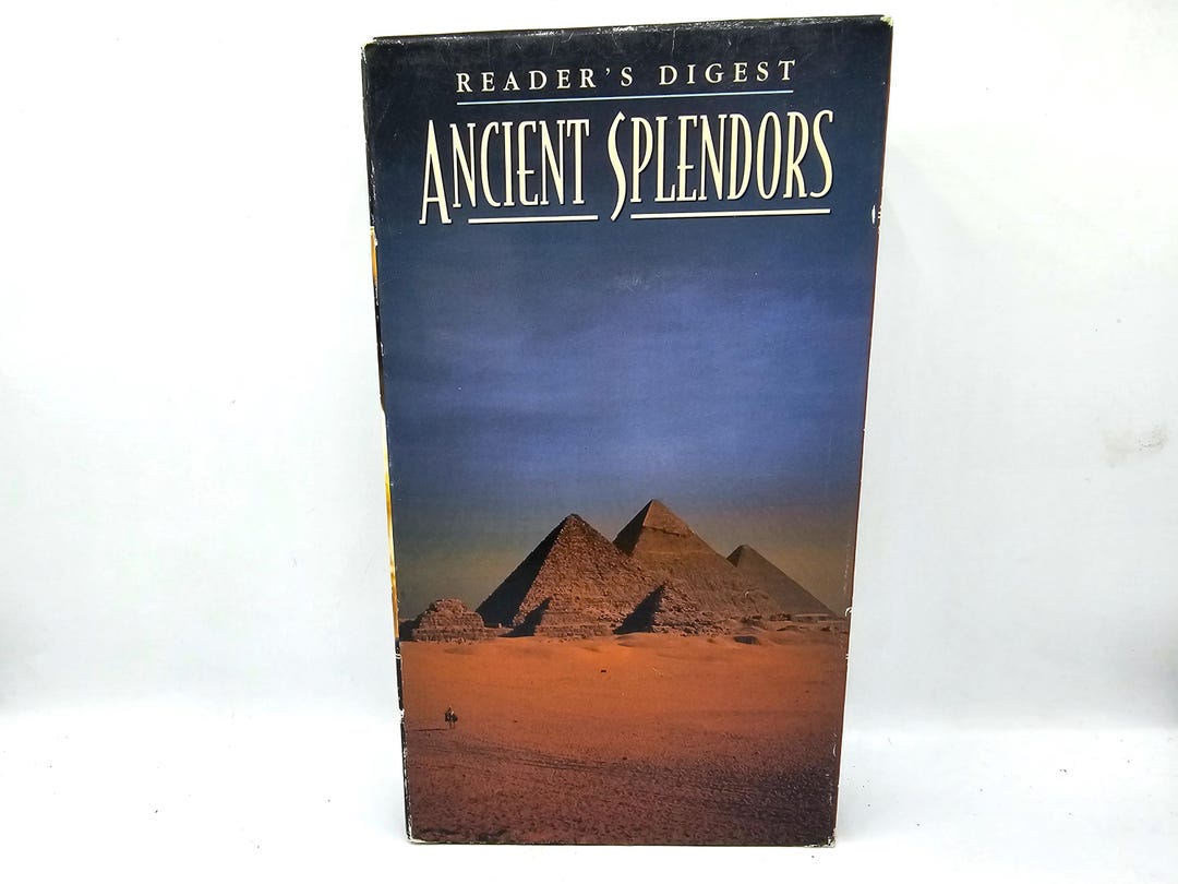 Splendor Vhs Ancient Splendors VHS Vintage Reader's Digest Videocassette Home Video ...