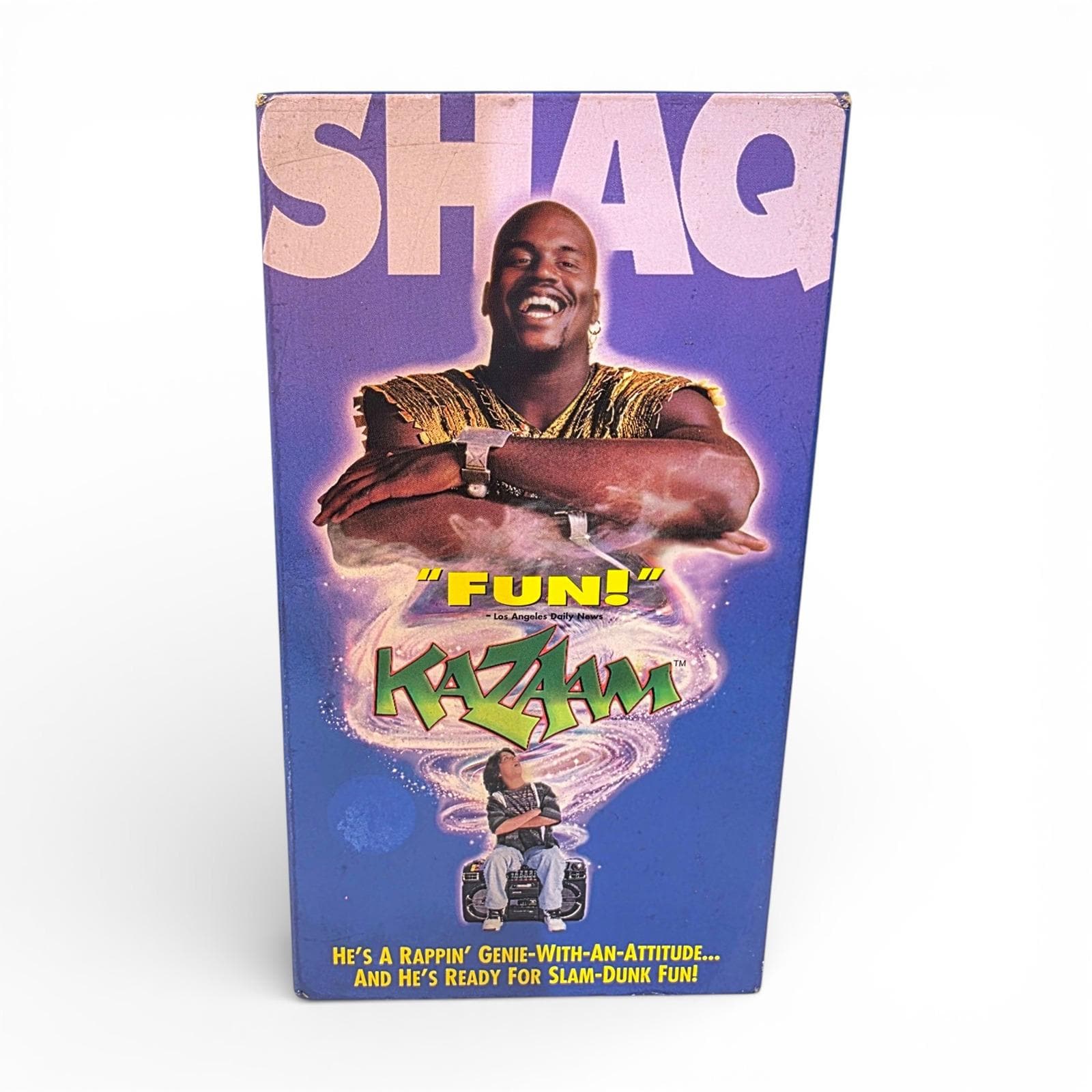 Kazaam VHS Movie Vintage Shaquille O'neal Shaq Rapping Genie