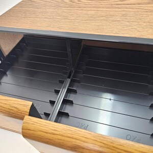 Vintage VHS Drawer Storage Cabinet Original Box Case Holds 18 Video ...