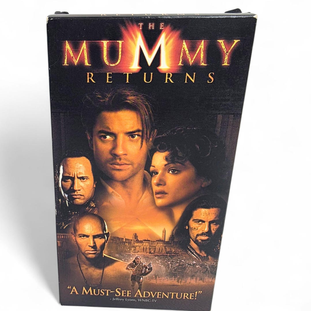The Mummy Returns VHS Tapes Brendan Fraser Videocassette Universal Home ...