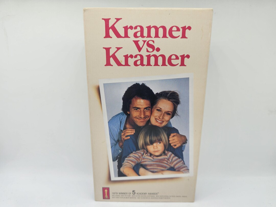 Kramer VS Kramer VHS Movie Vintage Dustin Hoffman and Meryl Streep ...