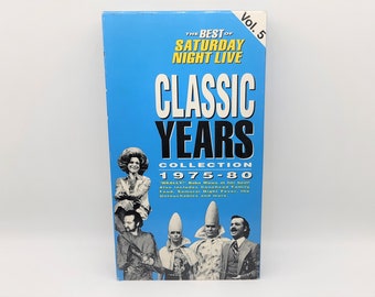 The Best Of Saturday Night Live VHS The Classic Years Collection 1975-80 Vol. 5 SNL Videocassette Bill Murray John Belushi Chevy Chase
