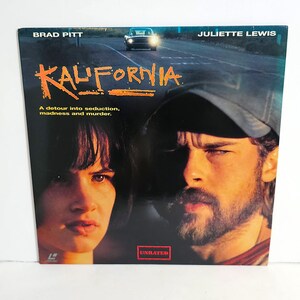 Kalifornia Laserdisc Movie Unrated Brad Pitt Juliette Lewis Deluxe Widescreen Version Extended Play Laser Disc Polygram Video