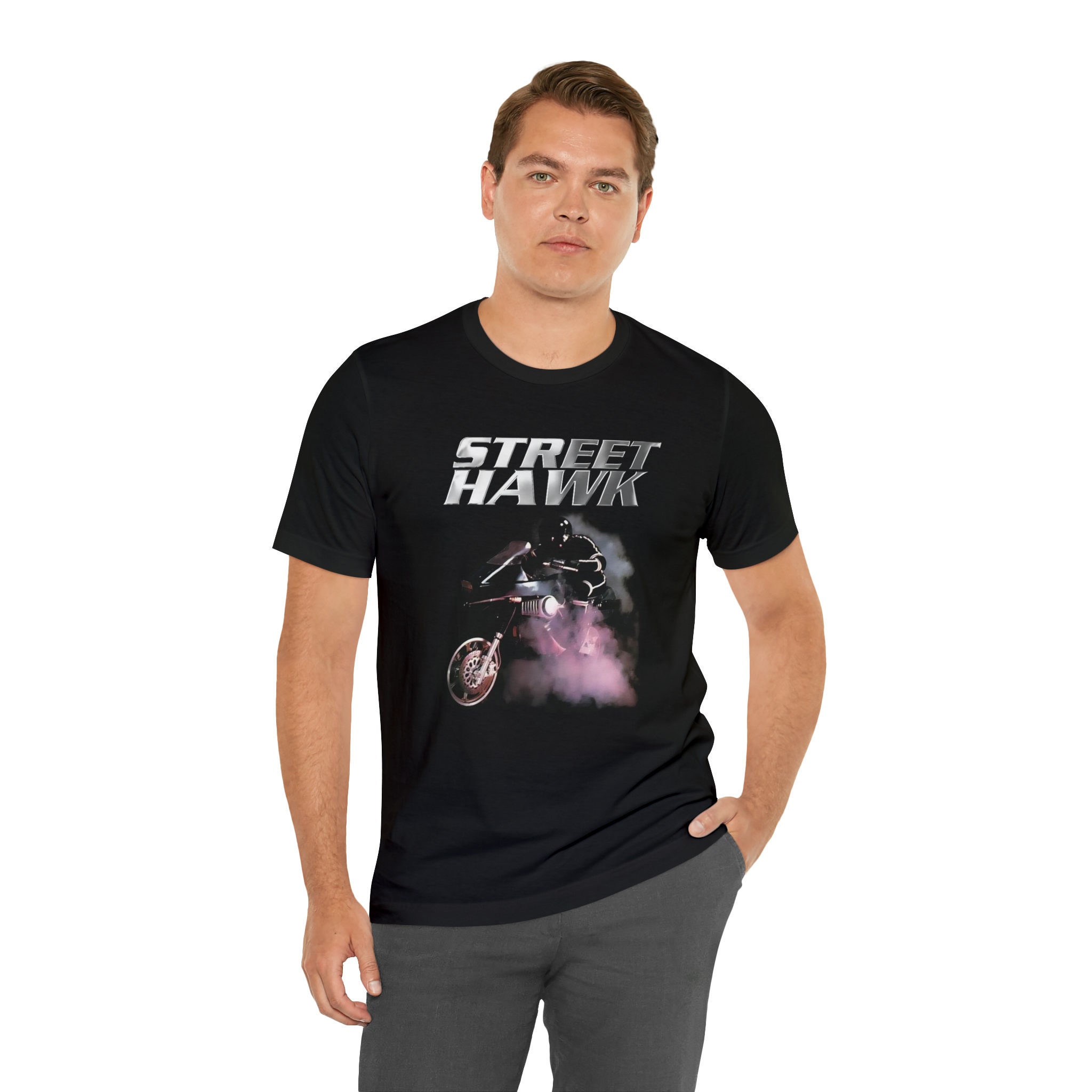 Street Hawk Short Sleeve T-shirt 80's TV Streethawk