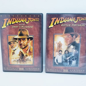 Indiana Jones and the Last Crusade DVD Movie and Bonus Material Disc 1989 Film Harrison Ford Sean Connery