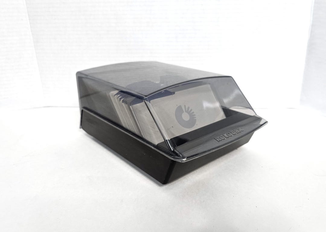Vintage Office Rolodex Card Organizing System VIP35C Business Card ...