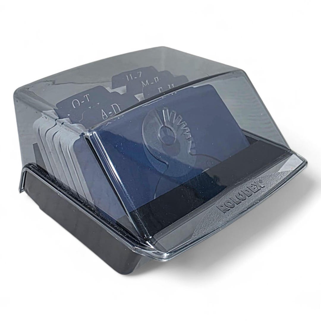 Vintage Office Rolodex Card Organizing System Card Address File A-Z ...