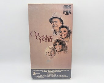 On Golden Pond VHS Movie 1984 Video Katherine Hepburn Henry Fonda Jane Fonda