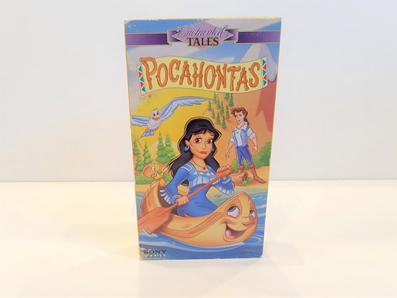 Pocahontas VHS Movie Enchanted Tales Video Tape Rare Vintage