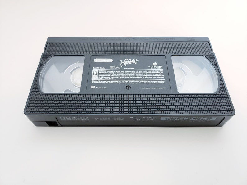 Splash VHS Movie Tom Hanks Daryl Hannah Vintage 80's Videocassette - Etsy