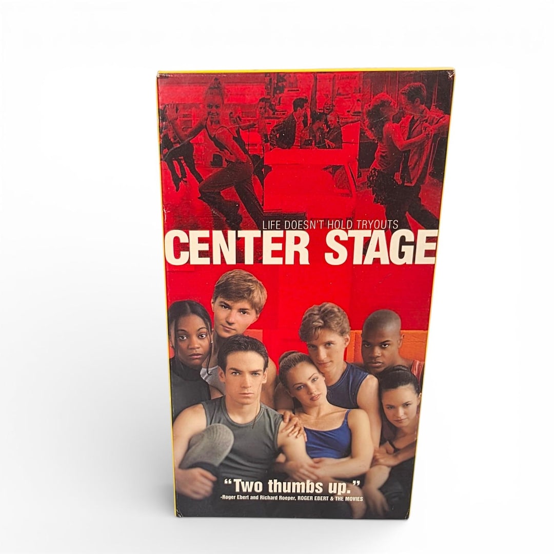 center-stage-vhs-movie-vintage-ballet-drama-zoe-saldana-video-tape-etsy