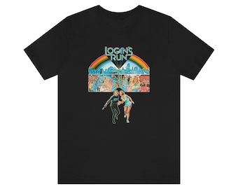 Logans Run T-Shirt Movie Short Sleeve Tee