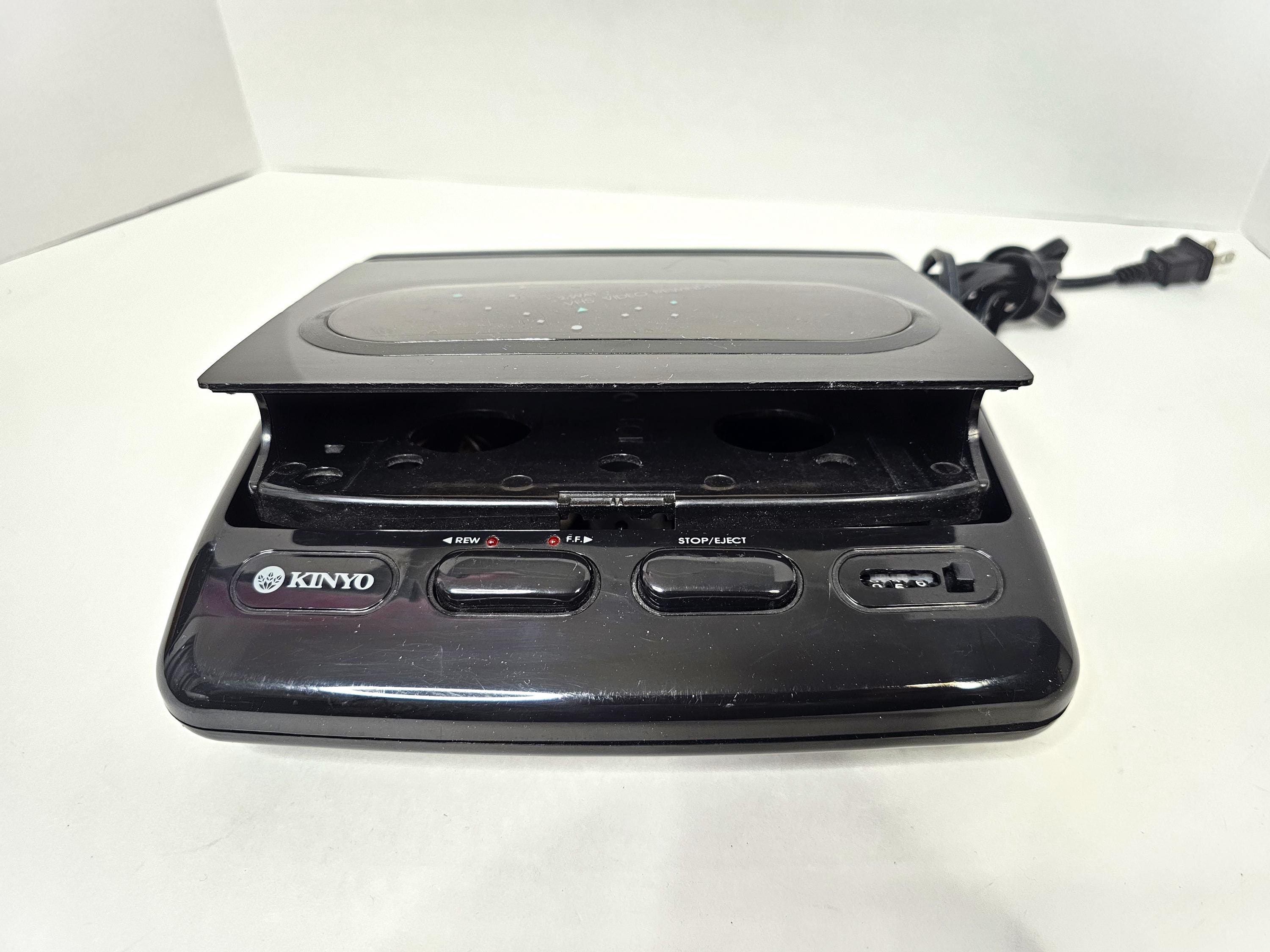 Kinyo VHS Video Tape Movie Rewinder Vintage 2-Way Videocassette Rewind and Fast-Forward with Counter UV-820