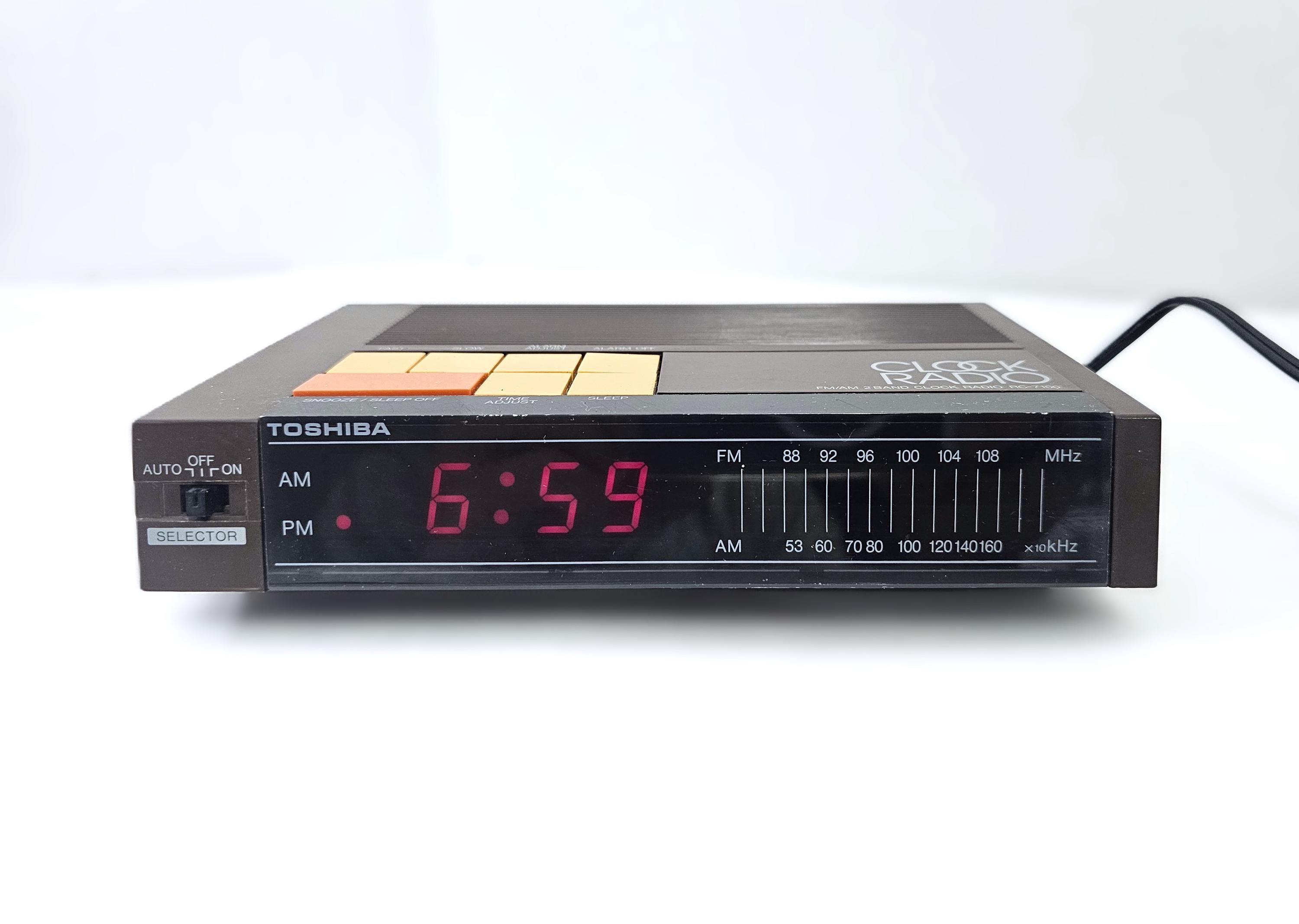 Toshiba Clock Radio - Etsy