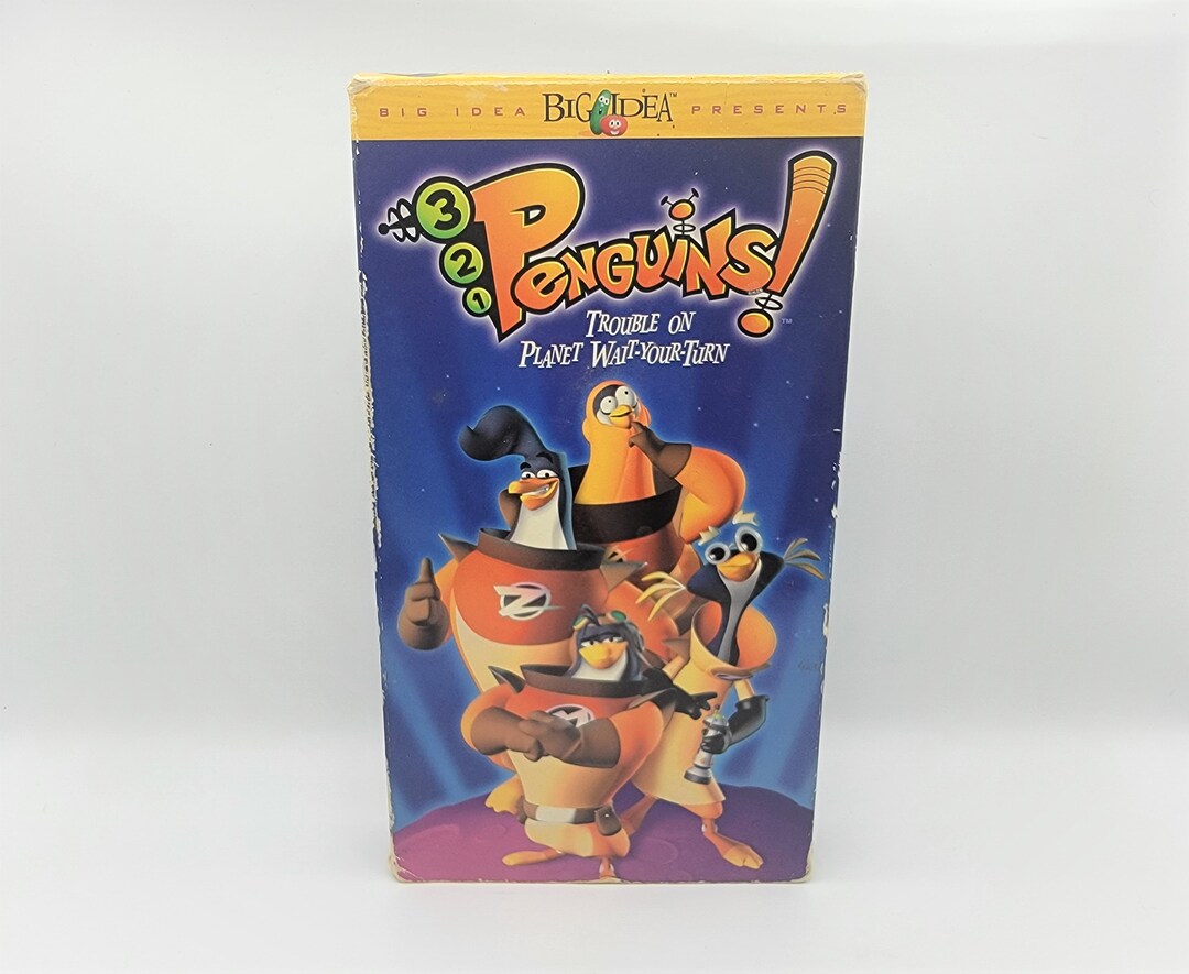 3-2-1 Penguins! Trouble on Planet Wait-your-turn VHS Big Idea