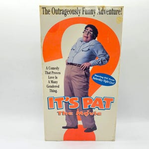 It&#39;s Pat VHS The Movie SNL Vintage Saturday Night Live Videocassette Home Video Former Rental