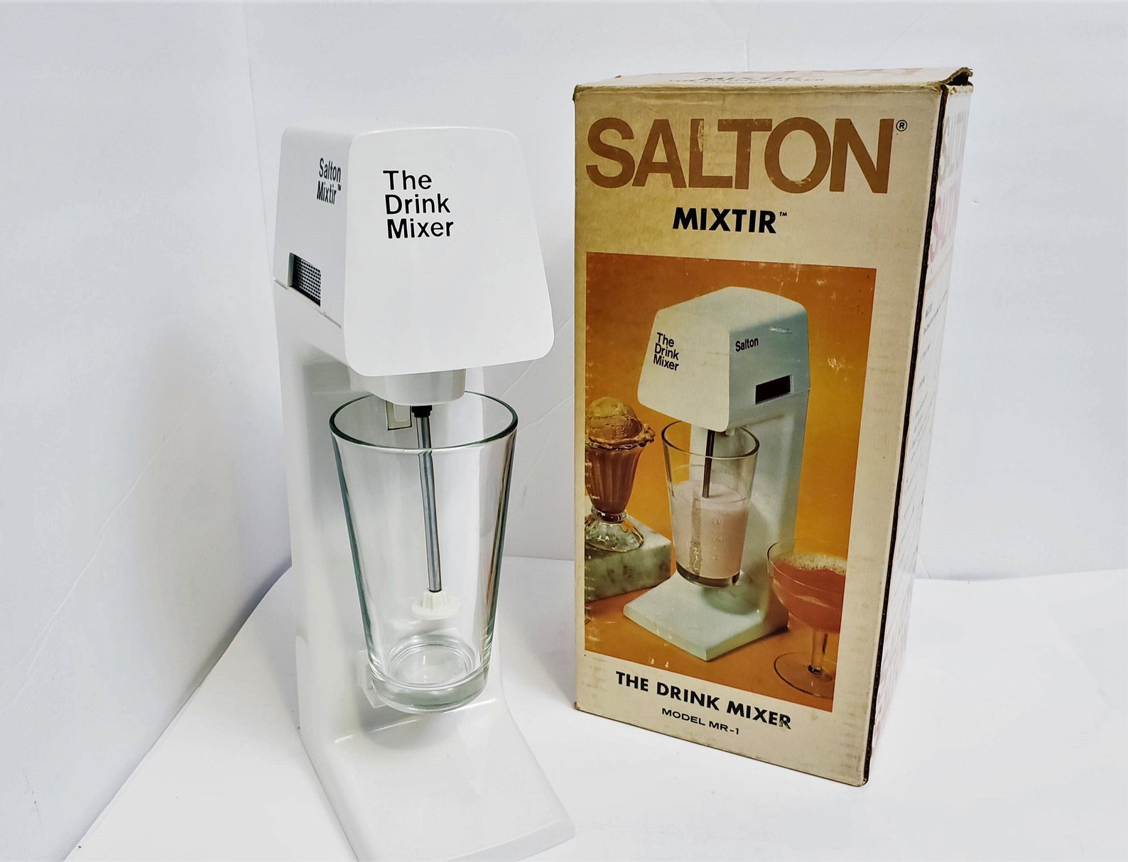 Vintage Salton Mixtir Drink Mixer Model MR1 Original Box Etsy