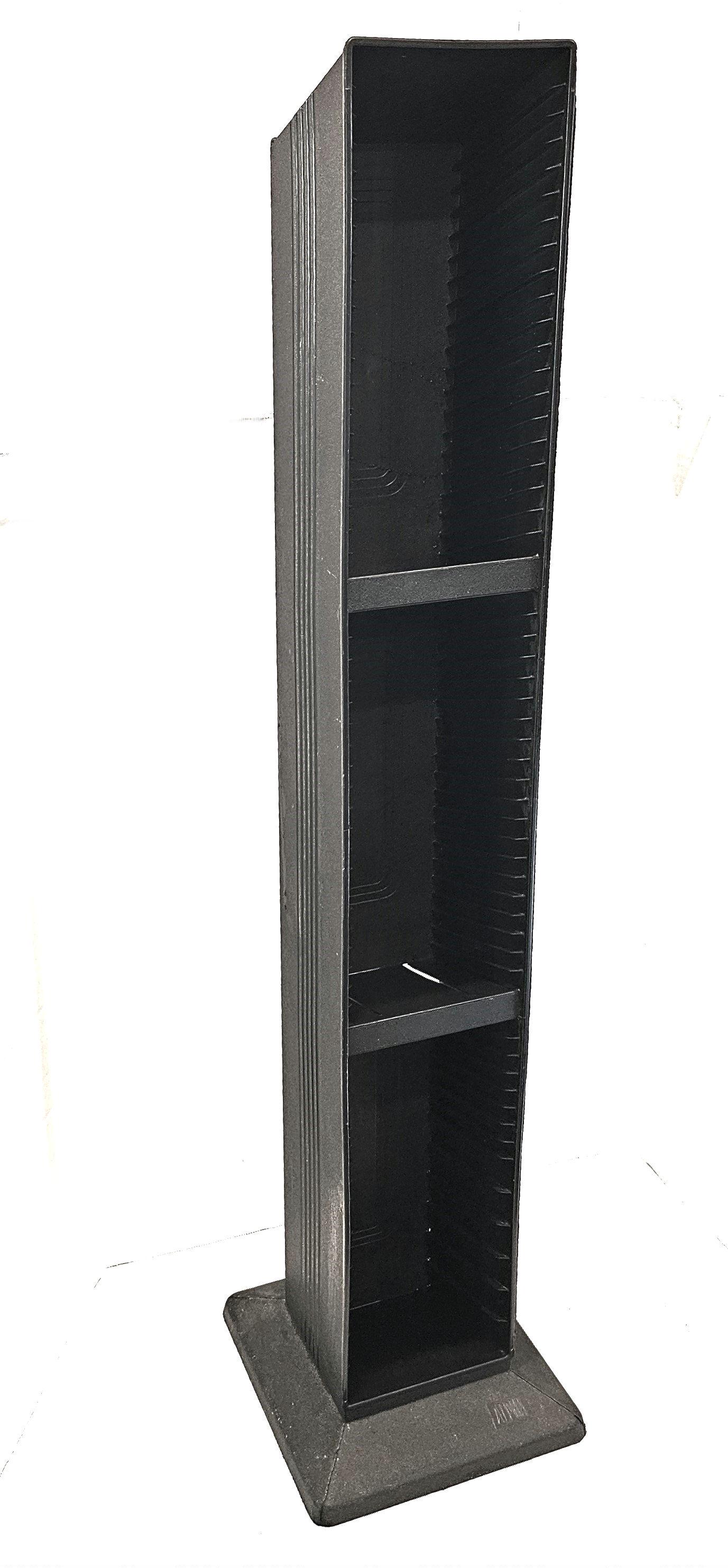 Vintage Alpha 60 CD Display Tower Stand Compact Disc Holder Case