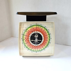 Vintage Hoan Microwave Oven Kitchen Scale Model 44 Made In USA