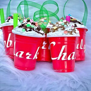 Adornos navideños con forma de taza de café