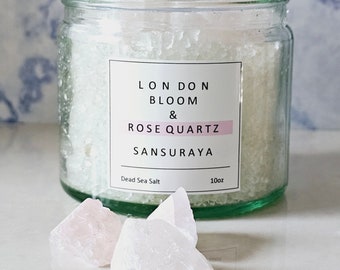 Rose Quartz Bath Salts | Dead Sea Salts |