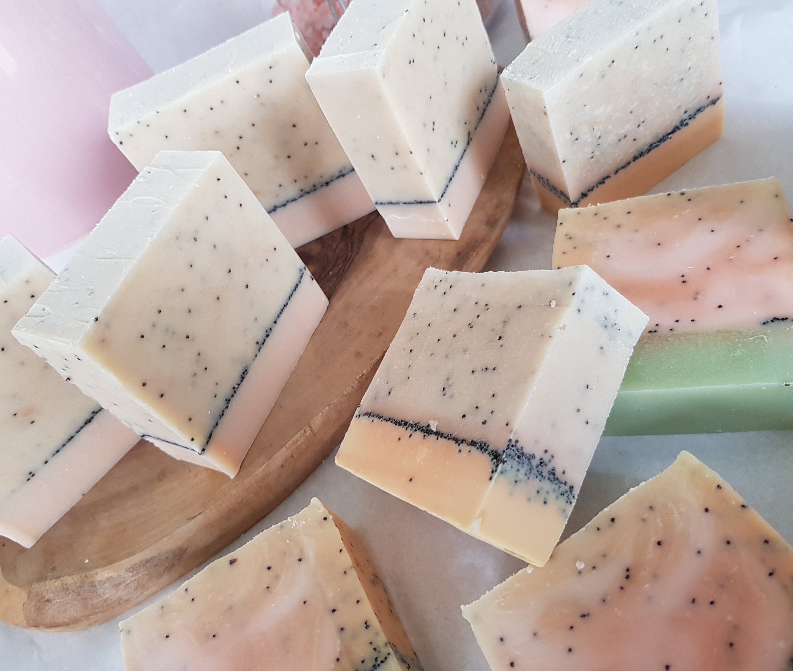 Summer Soap, Organic Soap, Natural Soap, Vegan Soap, Exfoliating Soap