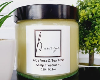 Aloe Vera Scalp Treatment, Sensitive Irritated Itchy Scalp relief