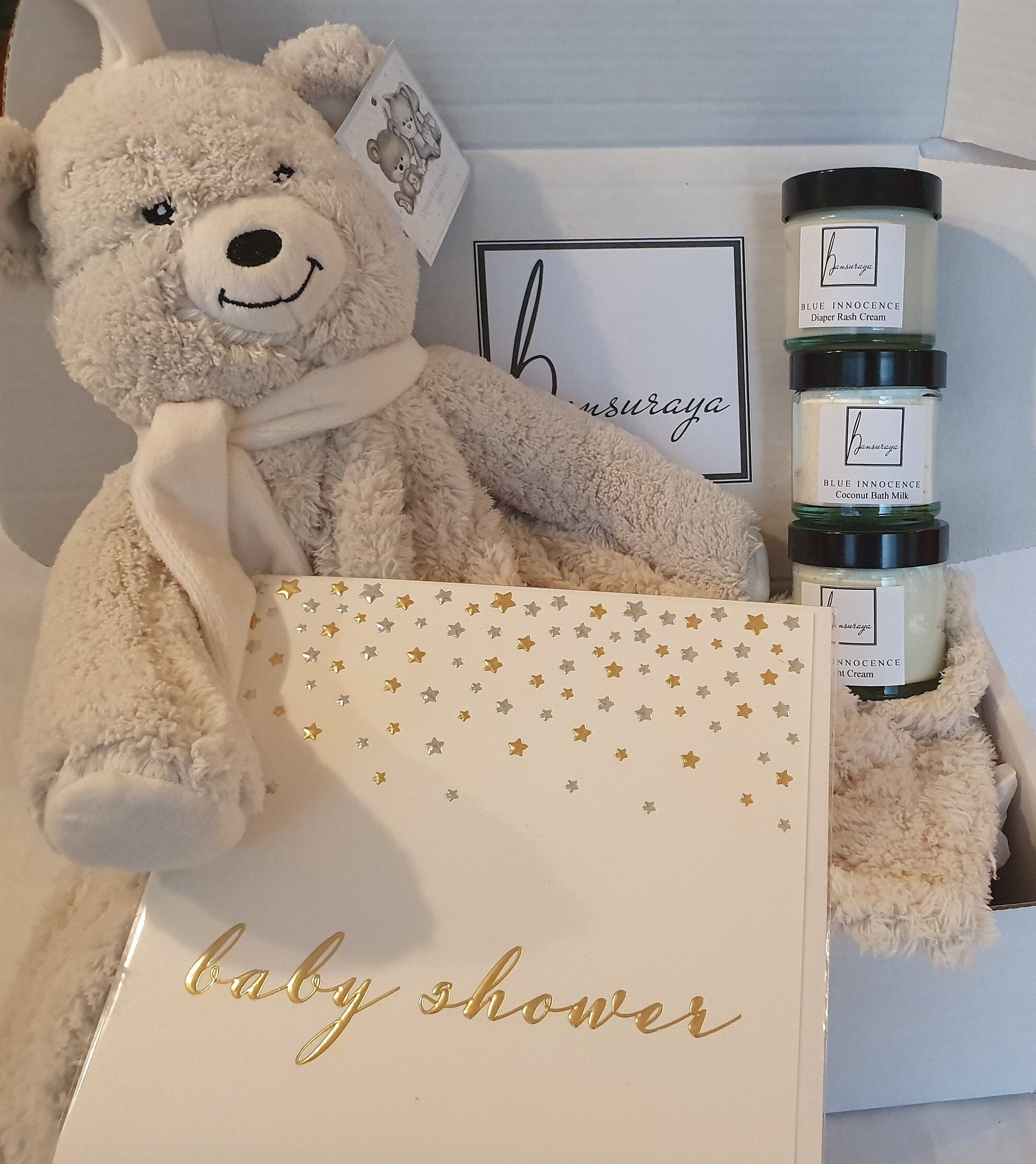 Baby Skin Care Gift Set, Baby Shower, Diaper Cream, Night Cream, Eczema
