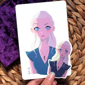 Pack Daenerys 1carte postale + 1sticker
