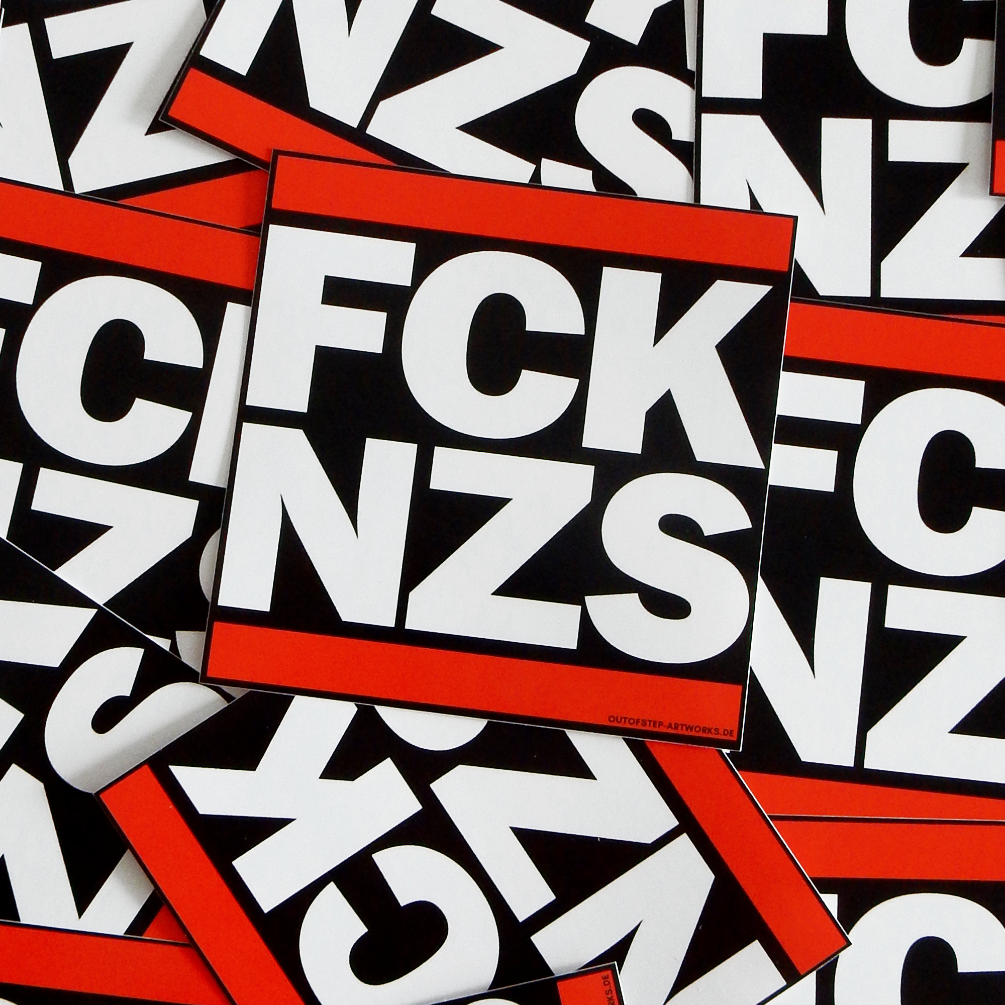 Sticker Sets, Aufkleber, FCK NZS, Antifa, Vegan - .de