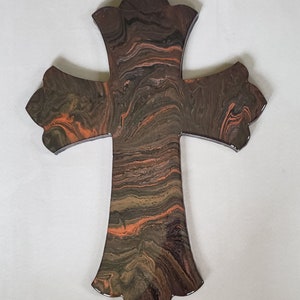 Pour Painted Cross
