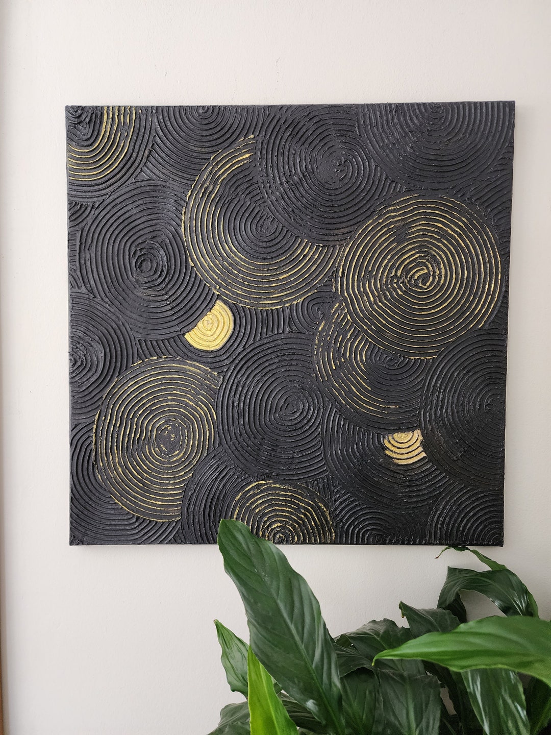 Picture of Textured Wall Art | Abstract Art | Minimalist Art | Boho | MCM | Canvas ...