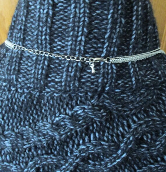 Tri Strand Cross Necklace 3 strands Pendant Bead … - image 2