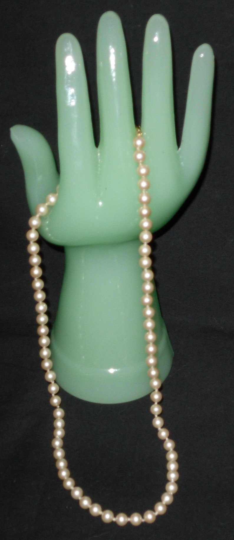 Vintage Monet Faux Pearl Strand Necklace 19