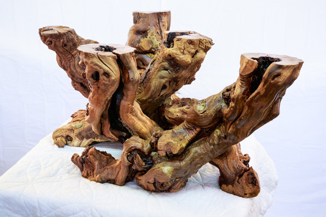Grapevine Coffee Table real Wood Made From Retired California