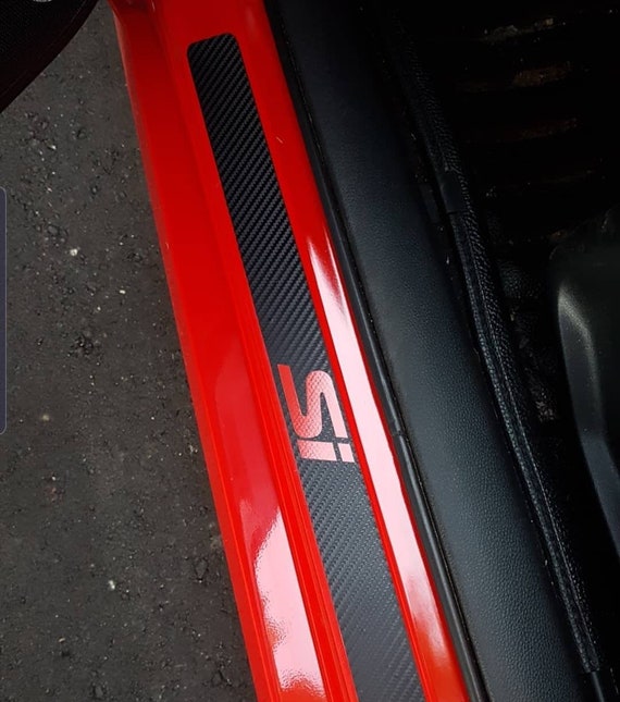 2008 Honda Civic Sedan Hatch Si Vinyl Door Sill Protection Logos On All Sills
