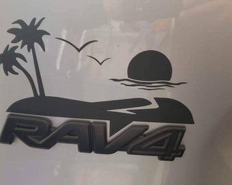 2019-2025 Rav4 Landscape badge dress-up