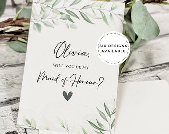 Bridesmaid Photo Proposal Card | Maid of Honour Proposal Card | Flower Girl Proposal Card