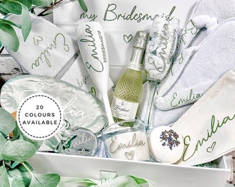 Bridesmaid Gift Set Box/Bag Bundle | Proposal Gift or Thank you Gift